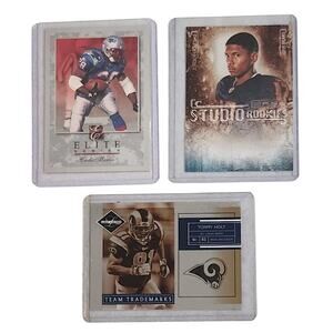 Donruss NFL Elite, Team Trademarks, Studio Rookies 10/59 Out Of 100 & 1587/10000